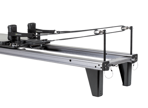 Adjustable Pilates equipment frame and legs with SoftTouch system