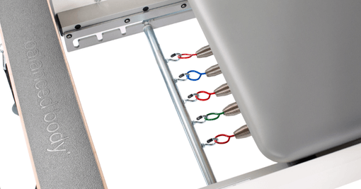 Signature Springs with Color-Coded Resistance Balanced Body Pilates springs with color-coded resistance for equipment customization